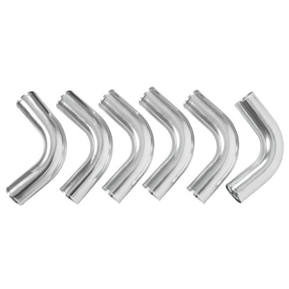 Solidspare 3" Universal Aluminum Turbo Intercooler Elbow Pipe Kit + Silicone Hose + Clamp