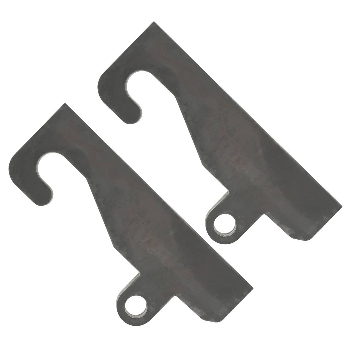 Solidspare 2PCS Quick Attach With Wear Ears Loader brackets Coupler For JRB 416 Blank Steel