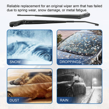 Solidspare Pair Front Windshield Wiper Arm For 15-23 Ford F150 Expedition Super Duty LH+RH