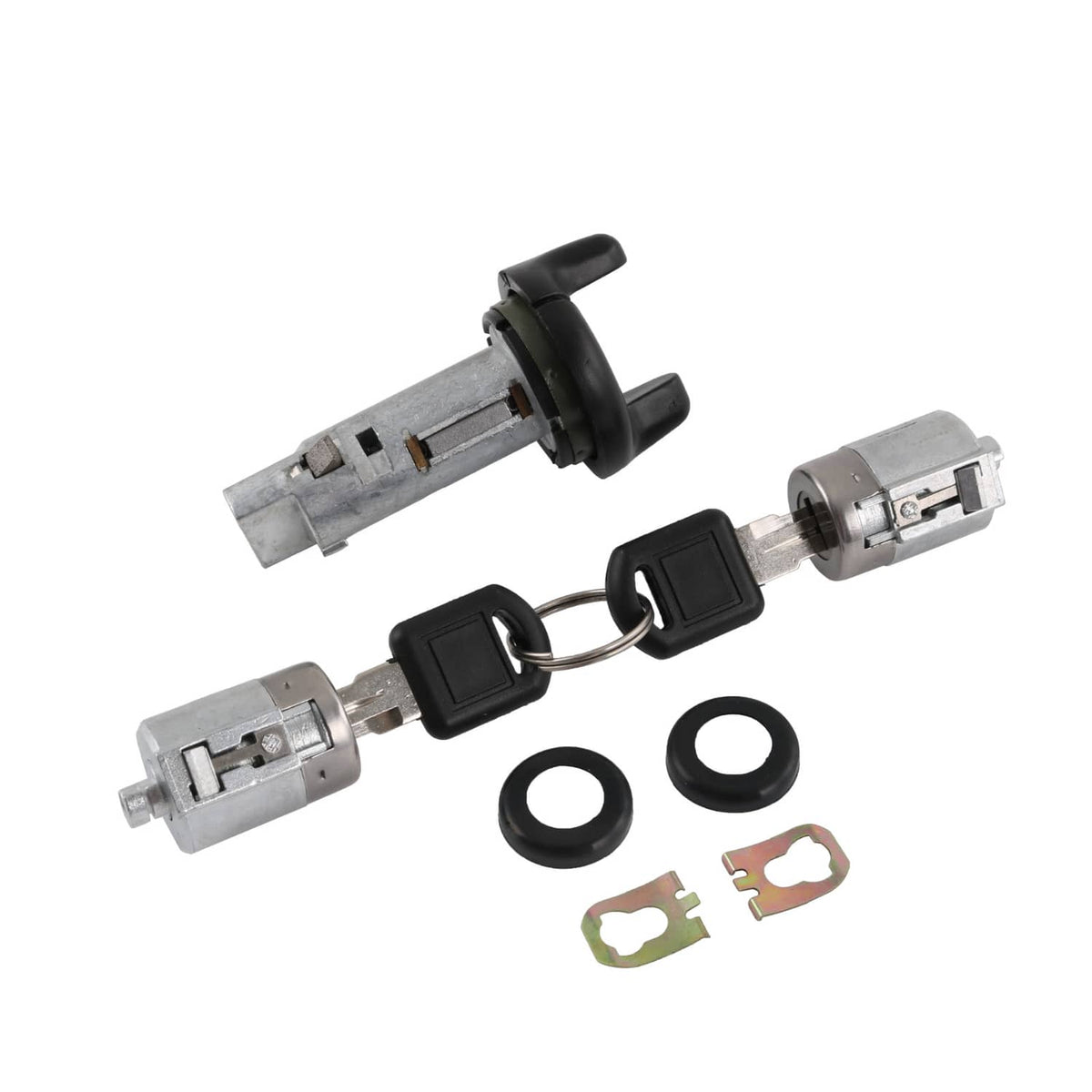 Solidspare Ignition Key Switch Cylinder & Door Lock With Set 2 Keys For Chevy GMC Pickup