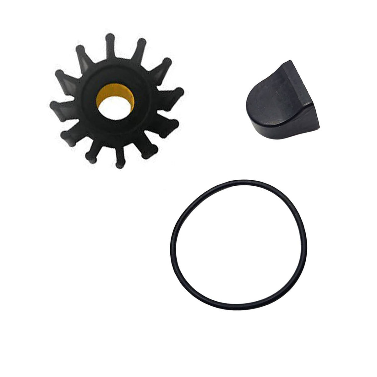 Solid Spare Water pump Impeller kit w/ Lug For Volvo Penta 3.0 4.3 5.0 5.7 21951348 21213660
