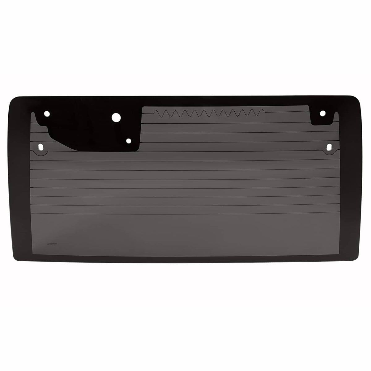 Solid Spare Fits Jeep Wrangler 2&4 Door 2007-10 Rear Back Heated Window Tempered Glass Dark