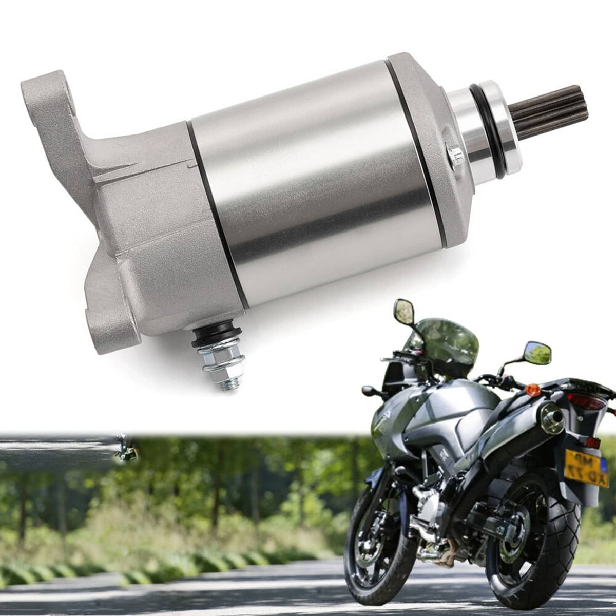 Solidspare CCW 12V Starter Fit For Suzuki DL650 V-Strom 2004-2011 VZ800 Marauder 1997-2003