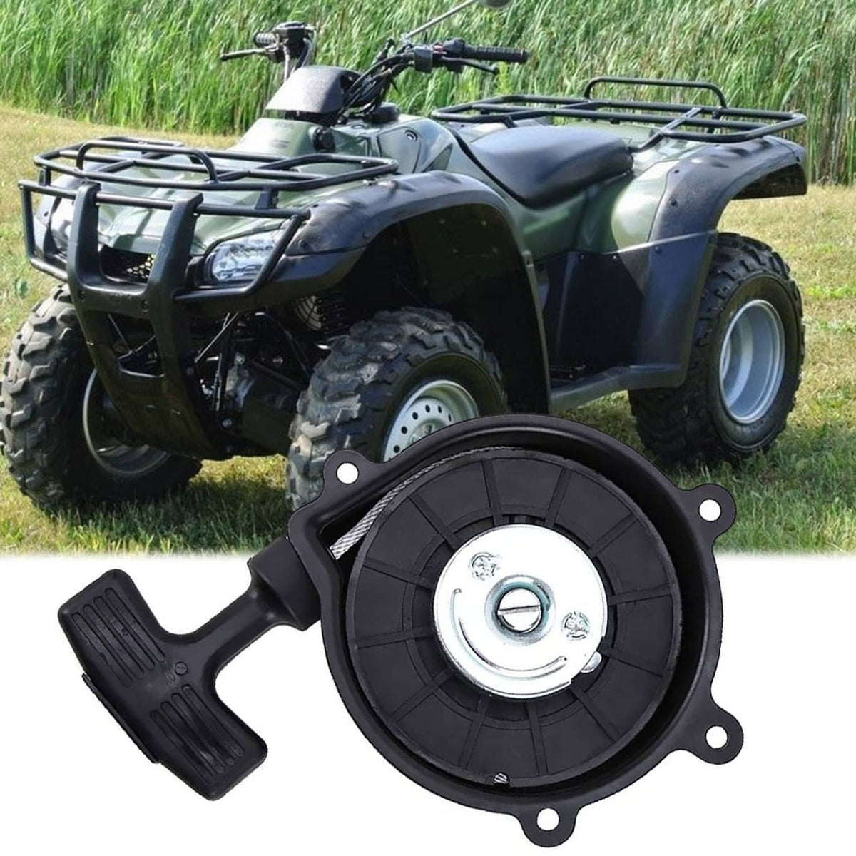 Solidspare For Honda Rancher 350 00-06 Replacement Recoil Pull Starter Pulley 28400-HN5-N01