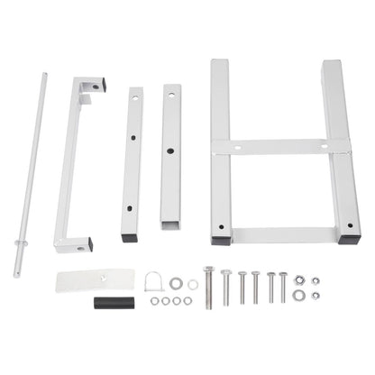 Solid Spare 2" Receiver Aluminum Fishing Cart Caddy Hitch Mount Bracket For Outdoor Hauling