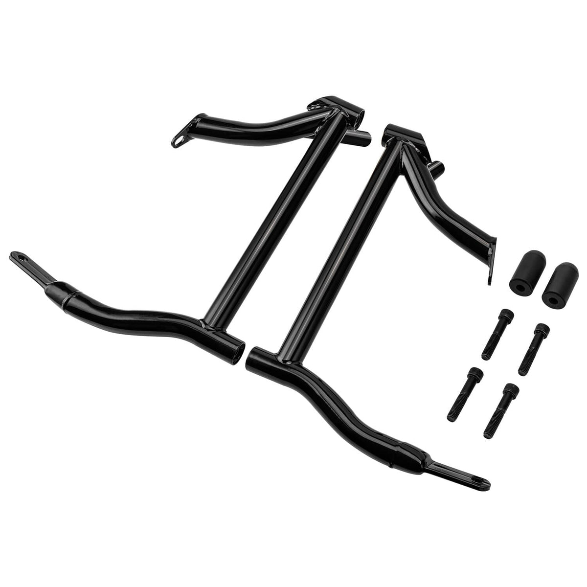 Solidspare Motorcycle Rear Saddlebag Guards Crash Bars For 14-24 Harley Electra Glide FLHT