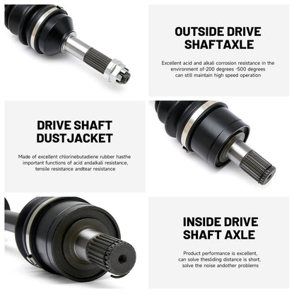 Solidspare 1x Rear CV Axle Shaft Assembly Fit For 2006-2013 For Kawasaki Brute Force 650