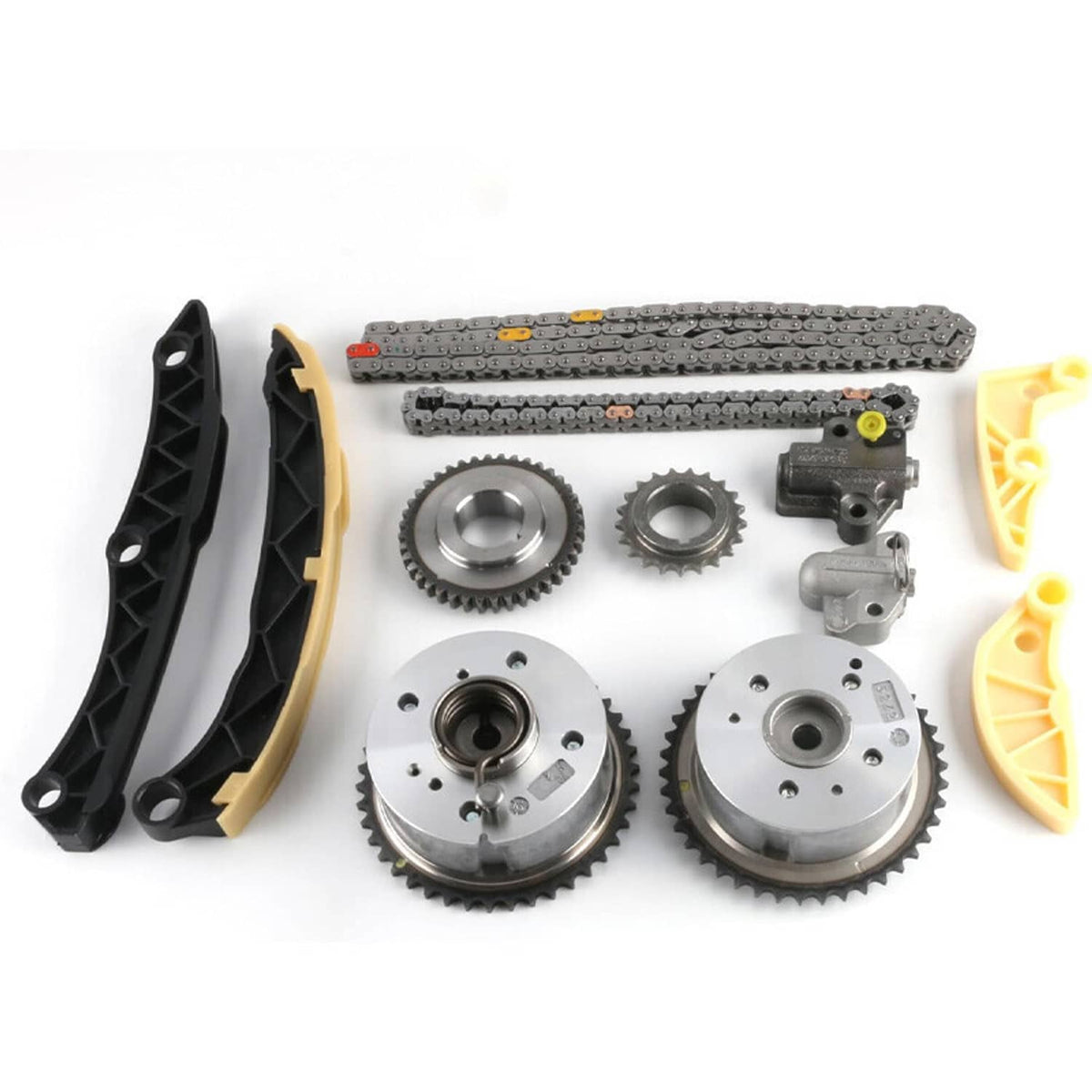 Solidspare Timing Chain Kit Exhaust Intake Camshaft Gear For Hyundai Kia Sonata Optima 2.4L