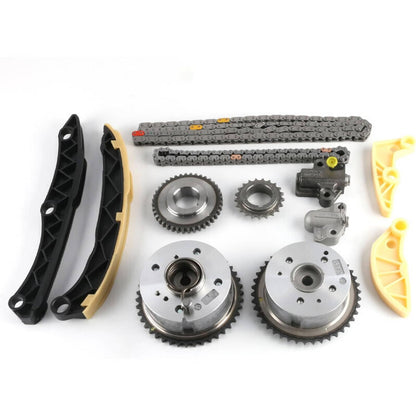 Solidspare Timing Chain Kit Exhaust Intake Camshaft Gear For Hyundai Kia Sonata Optima 2.4L