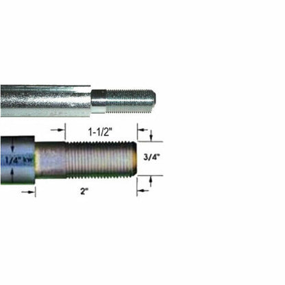 Go Kart Live Rear Axle 1" x 40" Solid Steel 3/4" Step Down for Cart Drift Trike