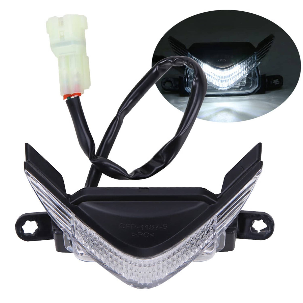 Solidspare Front Upper Headlight LED fits for Honda CBR600RR 2007-2012 2008 2009 2010 2011