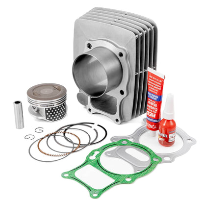 Solidspare 74mm Big Bore Cylinder Piston Top End Kit Fits For Honda TRX250EX 2001-2008 New