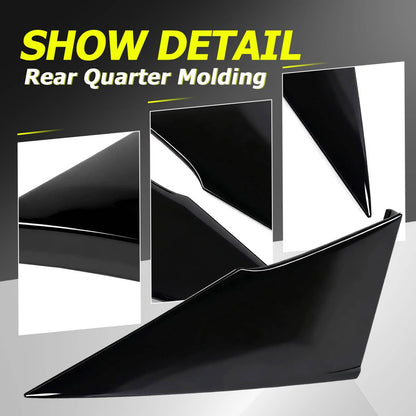 Solid Spare Rear LH+RH Quarter Molding Cover Panel For Toyota Prius 16-22 Prius Prime 17-22