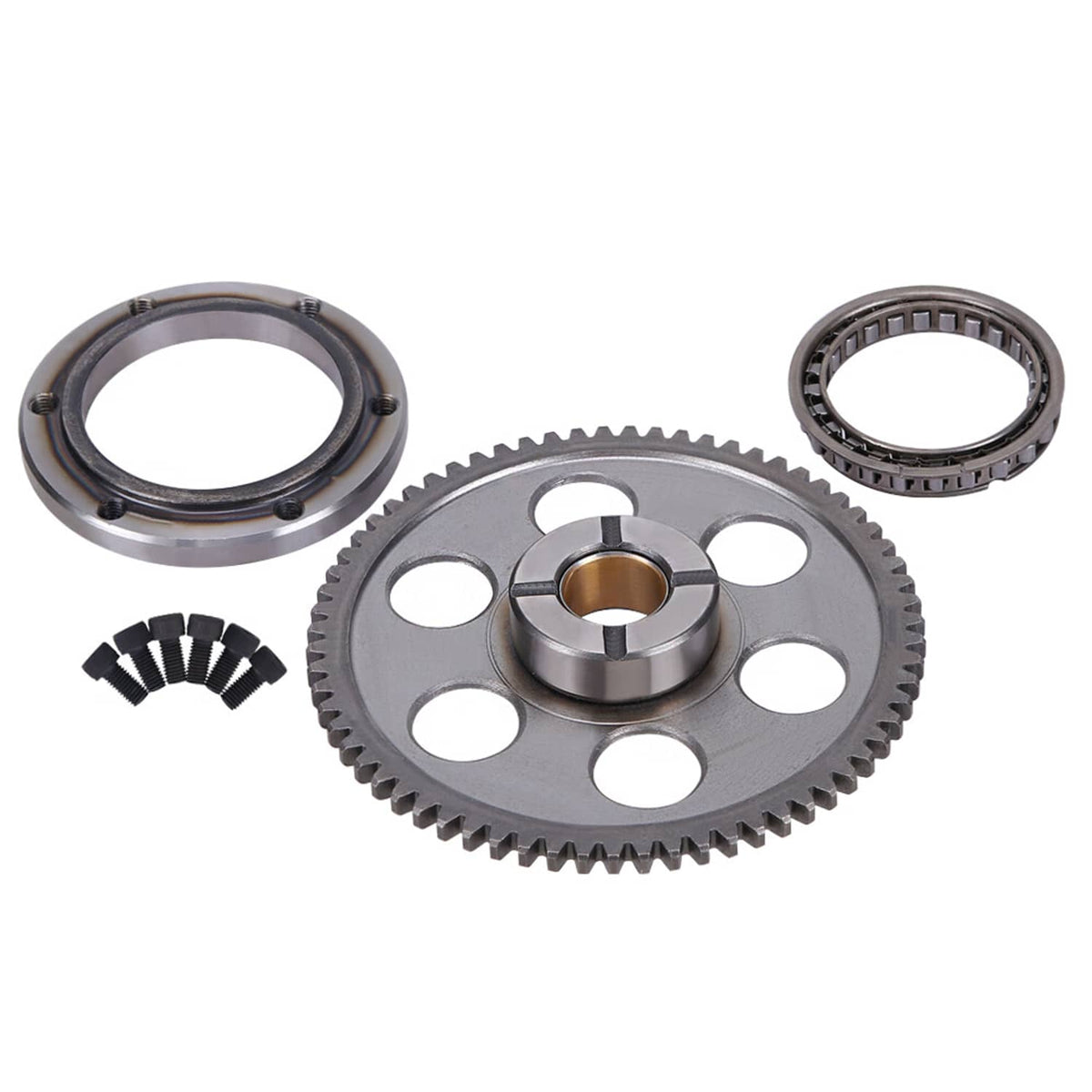 Solidspare For Yamaha Grizzly 660 YFM660 4X4 Starter Clutch & Gear Idler & Gasket 2003-2008
