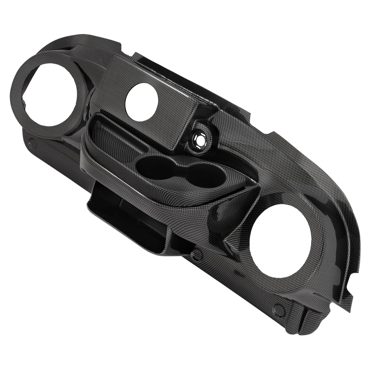Solidspare Carbon Fiber Style Golf Cart Dashboard Cover For Club Car Precedent Radio Dash
