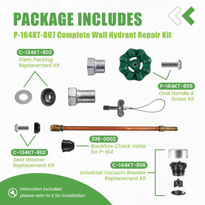 Solidspare Replace for Prier P-164KT-807 Rebuild Kit fit for P-164 Original or Diamond