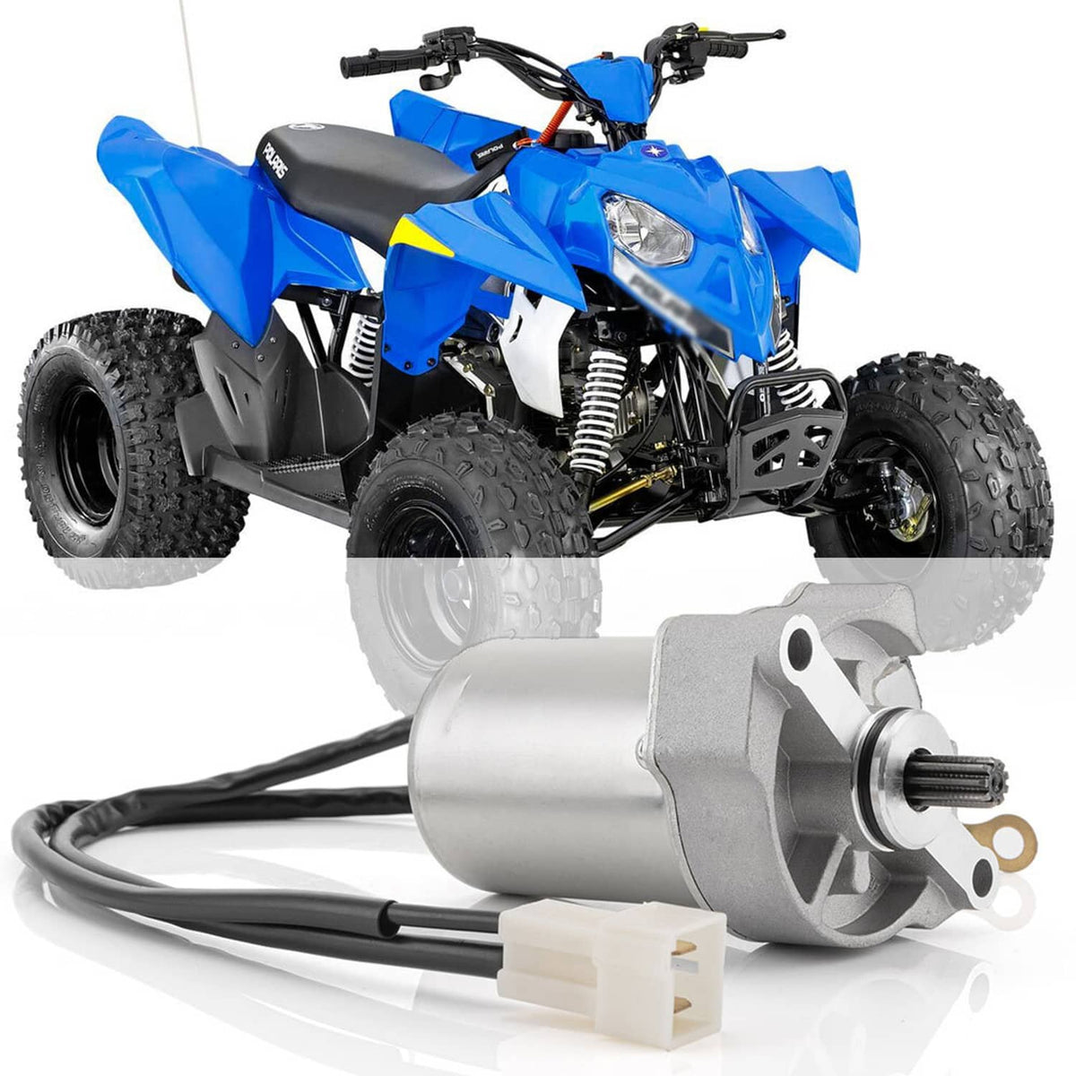 Solidspare Starter Fit for Polaris Outlaw 110 / Sportsman 110 2016-2025 / 0453478 0454952