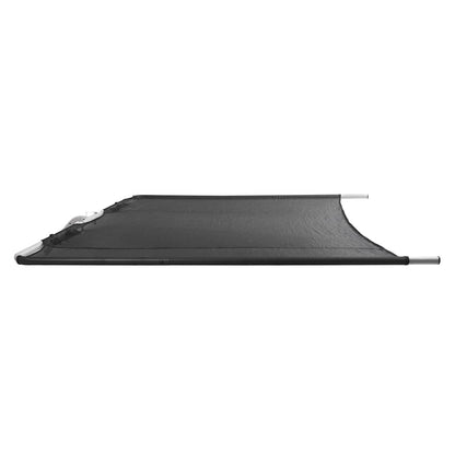 Solidspare Boat Sun Shade Silvery Black Aluminium Powder Coated  For Boats 25 ft and Under