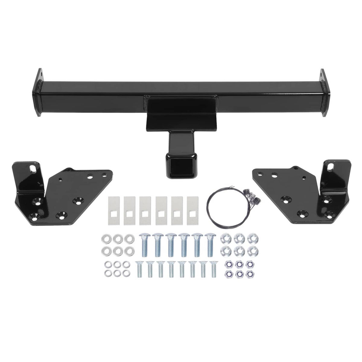 Solid Spare Front Trailer Hitch 2" Receiver For Ford F-250 F-350 F-450 Super Duty 2017-2026