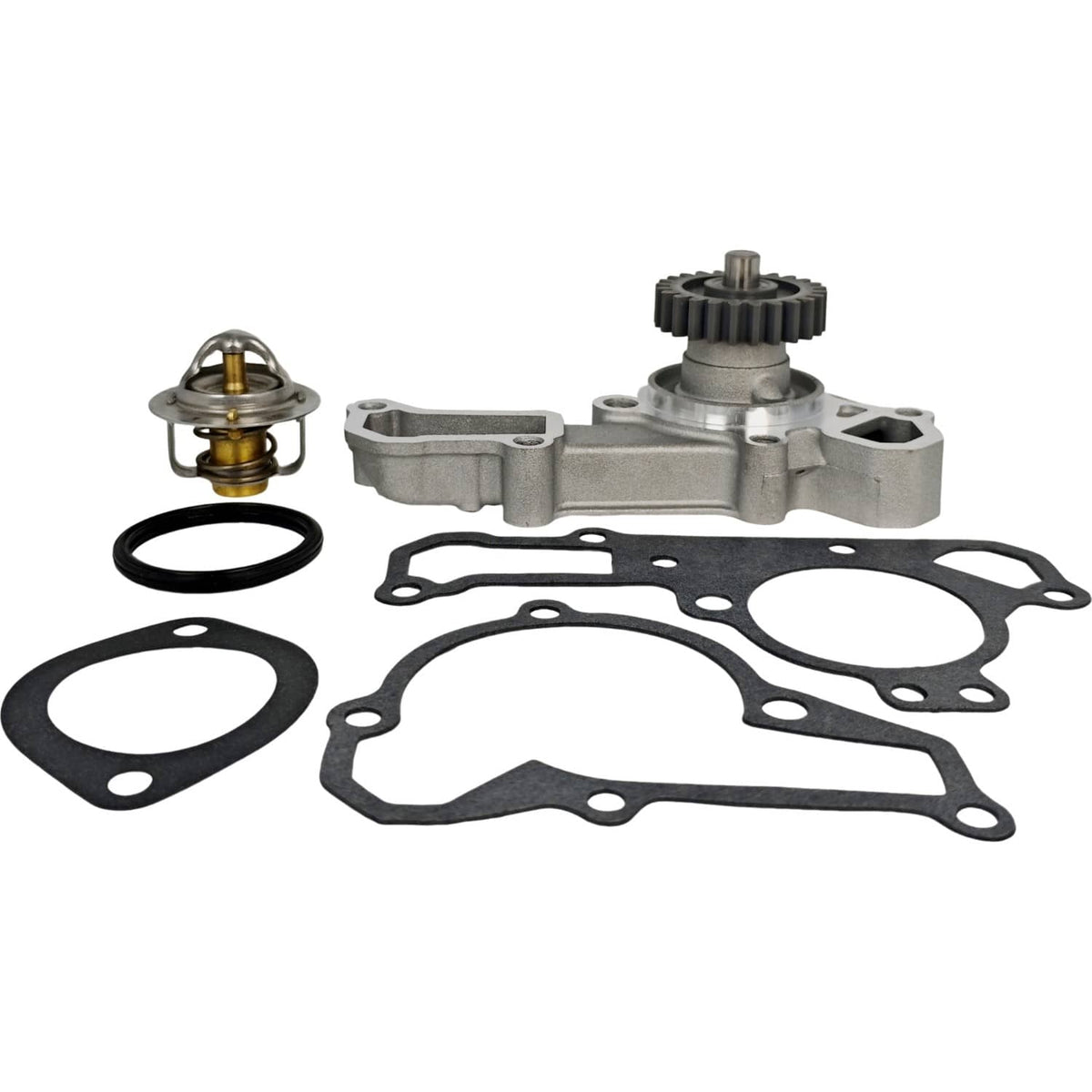 Solid Spare Water Pump 49044-2066 with Gasket Thermostat Fit Kawasaki Mule 3020 2001-2003