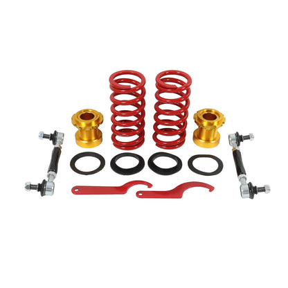 Solidspare 4X Front & Rear Coilovers Struts Absorber Adj. Height For 2005-2014 Ford Mustang
