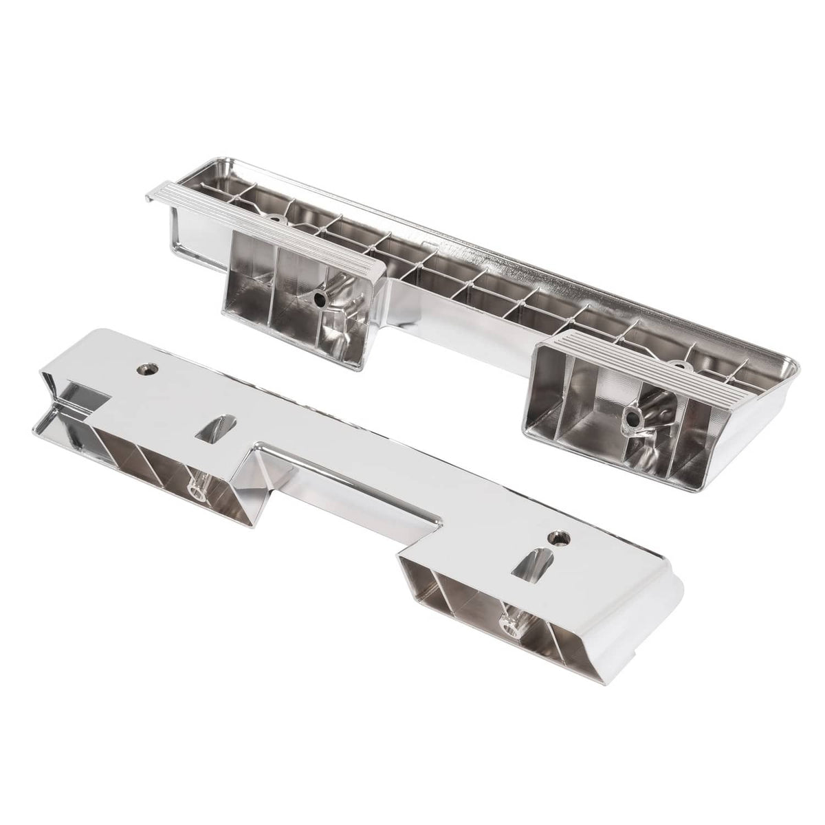 Solid Spare Chrome Front Arm Rest Base Pair LH RH For 1962 1963 1964 Chevrolet Impala