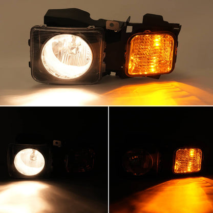 Solid Spare Headlight Set For Hummer H3 2006-2010 H3T 2009-2010 # HU2502100 # HU2503100