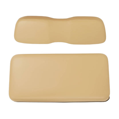 Solidspare Front Seat Assembly Bottom&Back Cushion For Club Car DS 2000.5-UP Tan Golf Cart