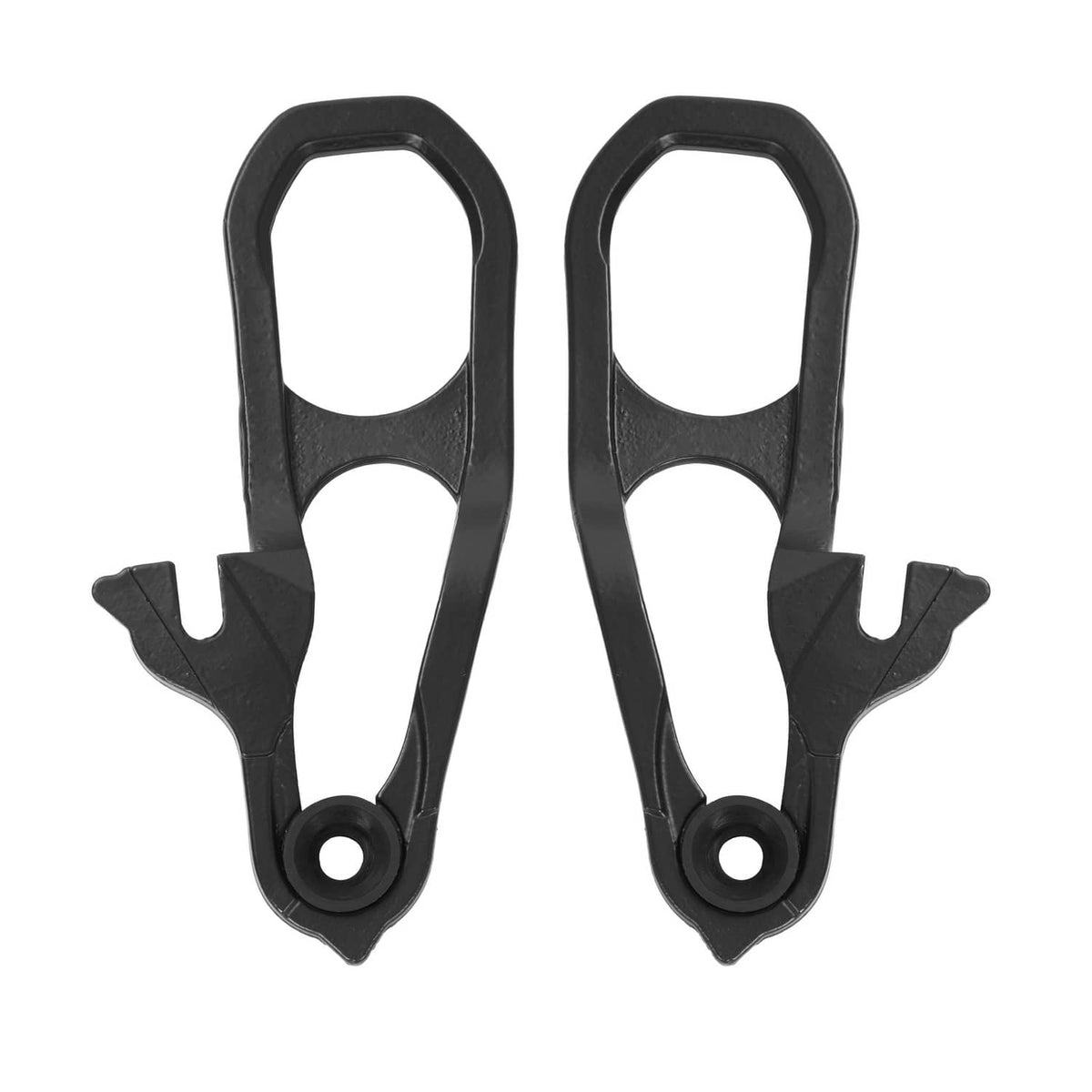 Solid Spare New Front Car Tow Hooks Left Right w/ Hardware Black For Ram 1500 DT 2019-2024