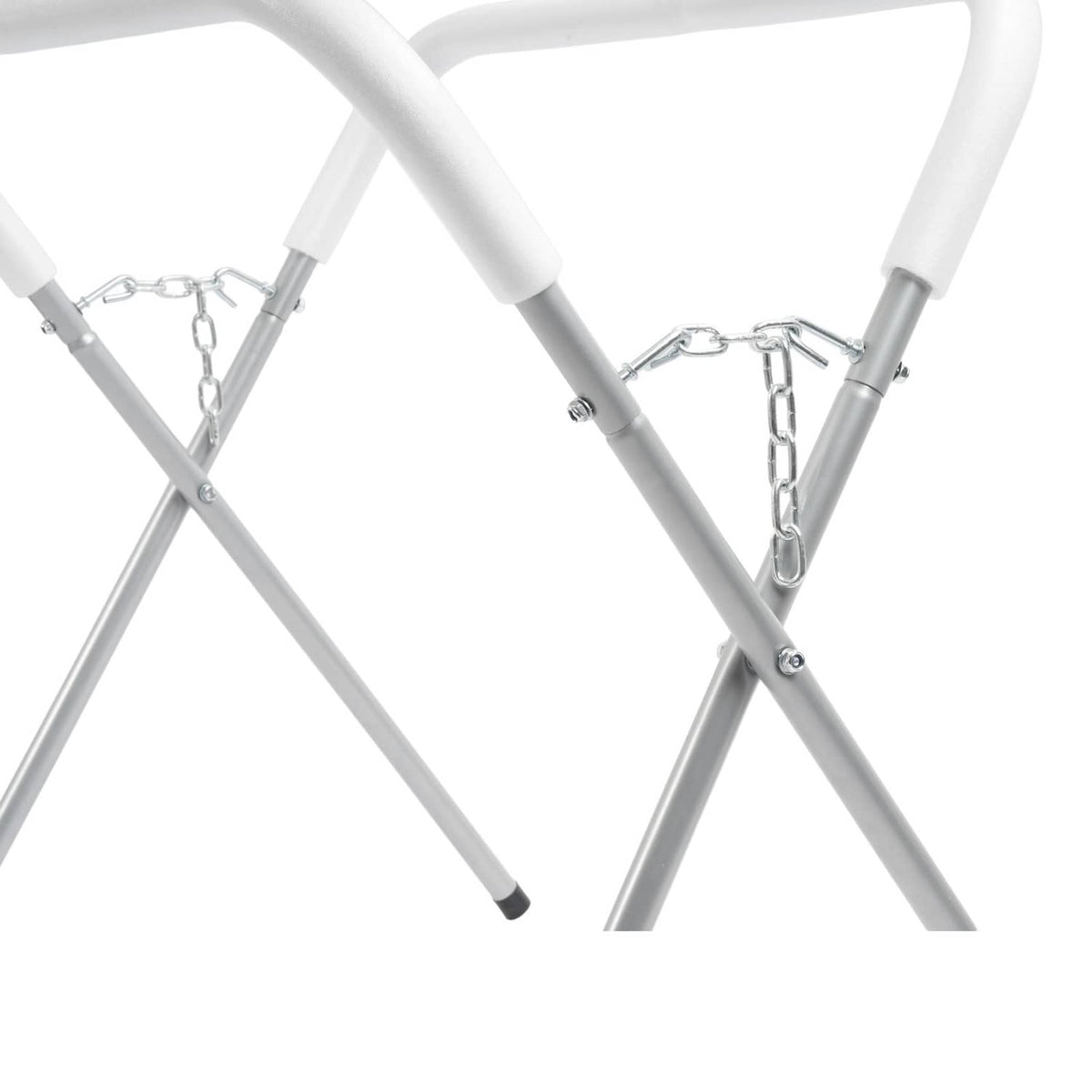 Solid Spare Heavy Duty Auto Body Painting Adjustable Work Stand 500 LBS For Bumpers Silvery