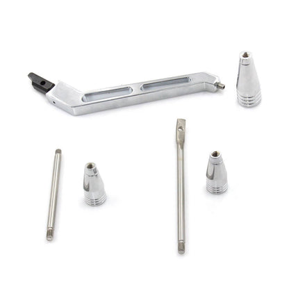 Solidspare Column Shifter Lever Turn Signal Hazard Tilt Kit Polished For GM Chevy Buick New