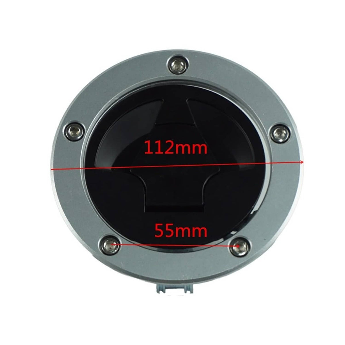 Solidspare Fuel Gas Cap Tank Cover Lock for Kawasaki NINJA 650 EX650 ZX600 ZX636 ZX10R
