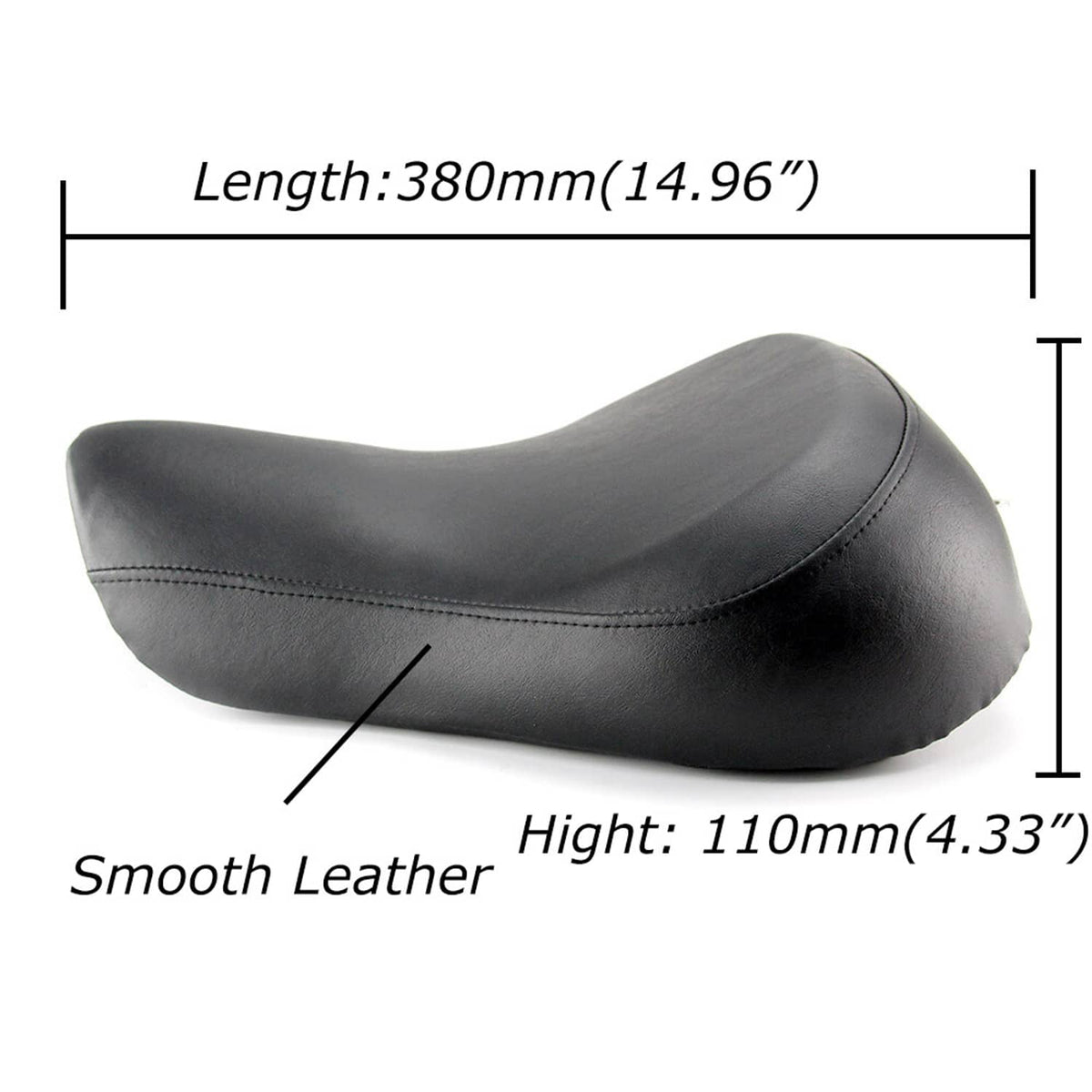 Solidspare For Harley Sportster XL 1200 883 1983-2003 New Front Driver Rider Solo Seat
