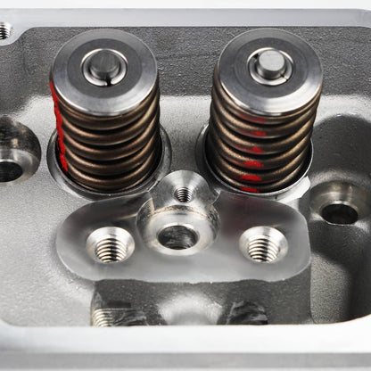 Solidspare 2x Aluminum Cylinder Heads Fit For SBC Chevy 350 190cc 64cc 2.02/1.60 Angle New