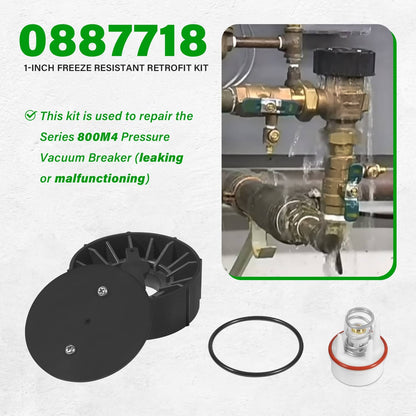 Solidspare Replace for Watts 0887718 1-Inch Retro Kit Convert 1" 800M4-QT to 800M4-FR