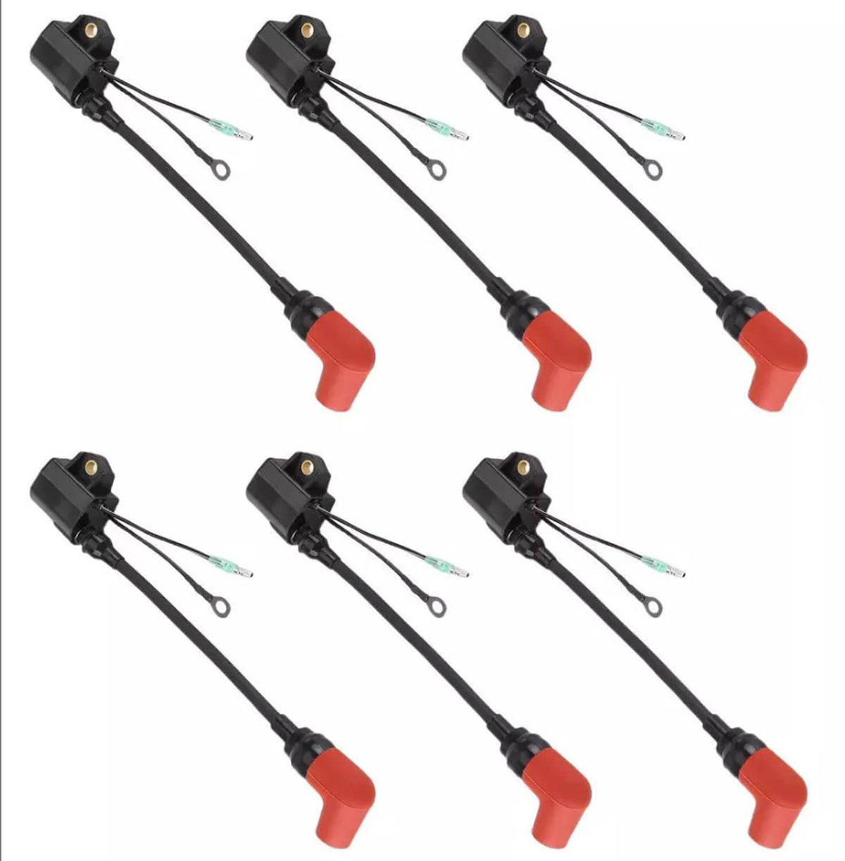 Solid Spare 6X Ignition SET 6R3-85570-01 00 for Yamaha Outboard 100HP 175 200 225HP 2 Storke