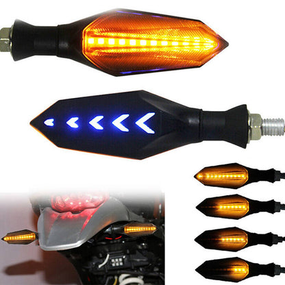 Solidspare 4X Motorcycle LED Turn Signal Lights Blinker For Suzuki DRZ400SM Kawasaki Honda
