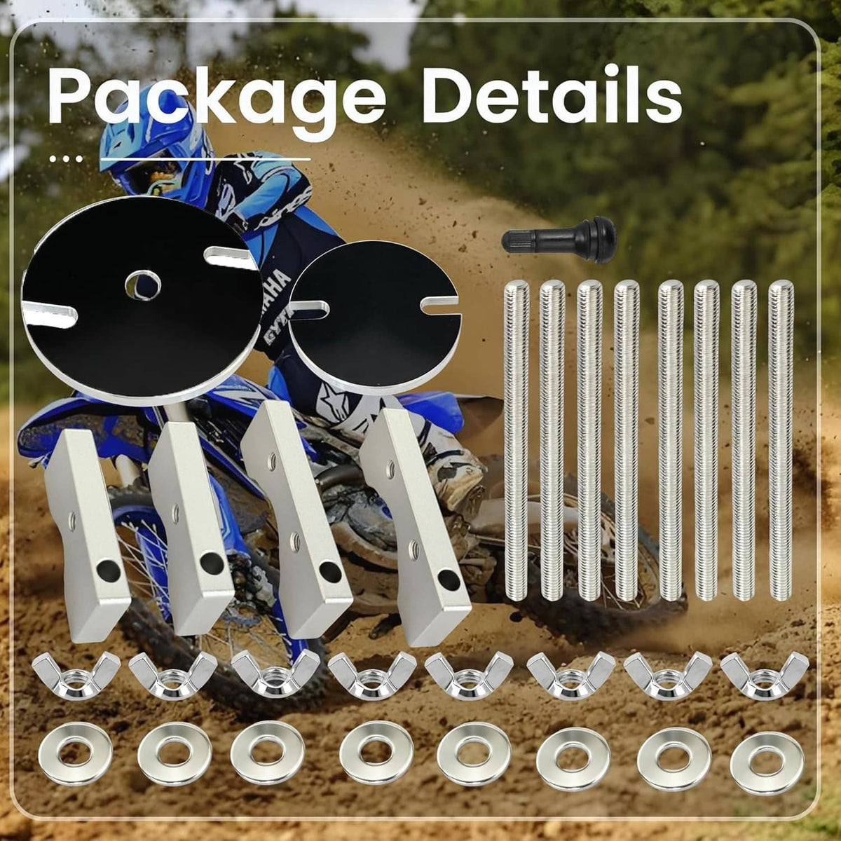 Solid Spare 2-Stroke Exhaust Pipe Repair Kit For Husqvarna TC TE 125 250 300 Dent Removal