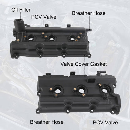 Solidspare Engine Valve Covers  Left & Right for 2003-06 Nissan 350Z /03-06 G35 V6 3.5L NEW