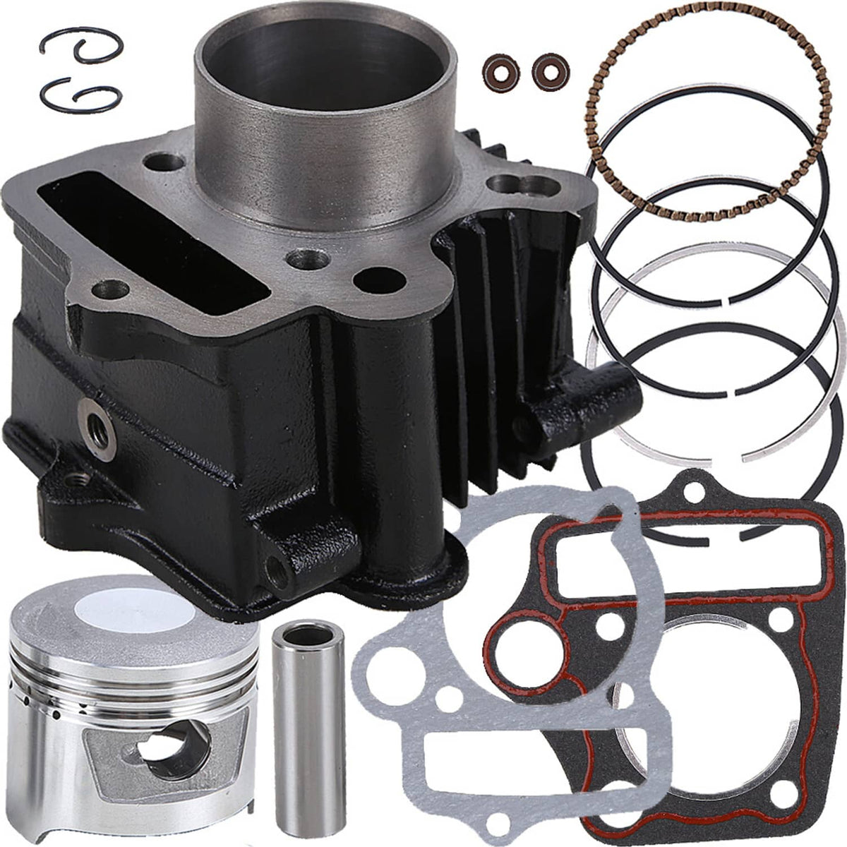 Solidspare Cylinder Piston Gasket Kit Top End Rebuild For Honda CRF70 ATC70 C70 XR70 CRF70F