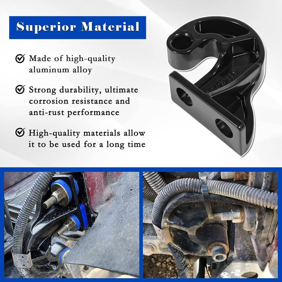 Solidspare M134708R Righ Hand Lower Hood Pivot For Peterbilt 377 378 379 Replaces 13-04708R