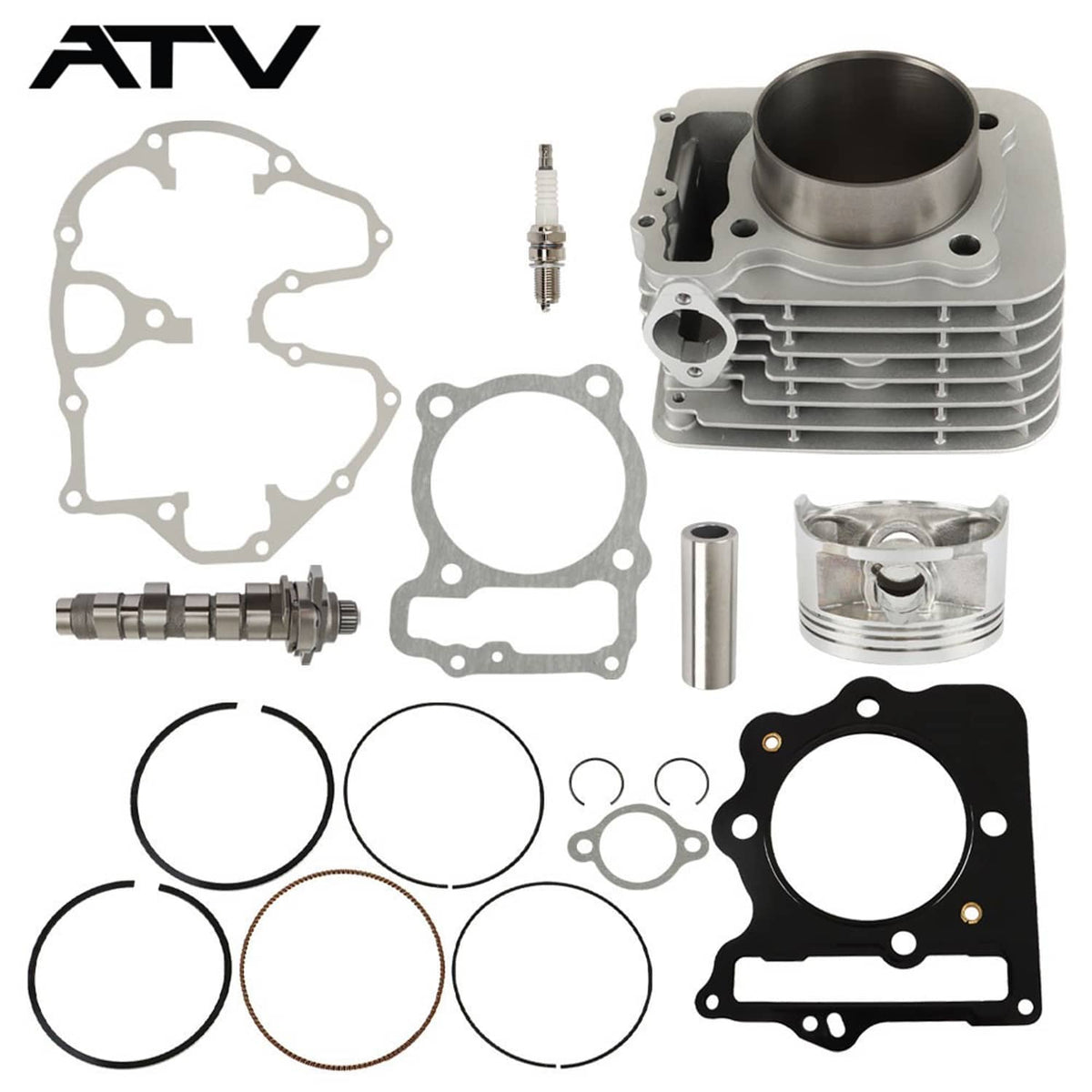 Solidspare For Honda TRX400EX 1999-2008 Cylinder Piston Camshaft Gasket Top End Rebuild Kit