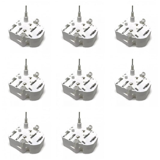 Solid Spare (8) STEPPER MOTORS VDO Metal Shaft for BWM Gauge Fuel Temperature RPM Speed