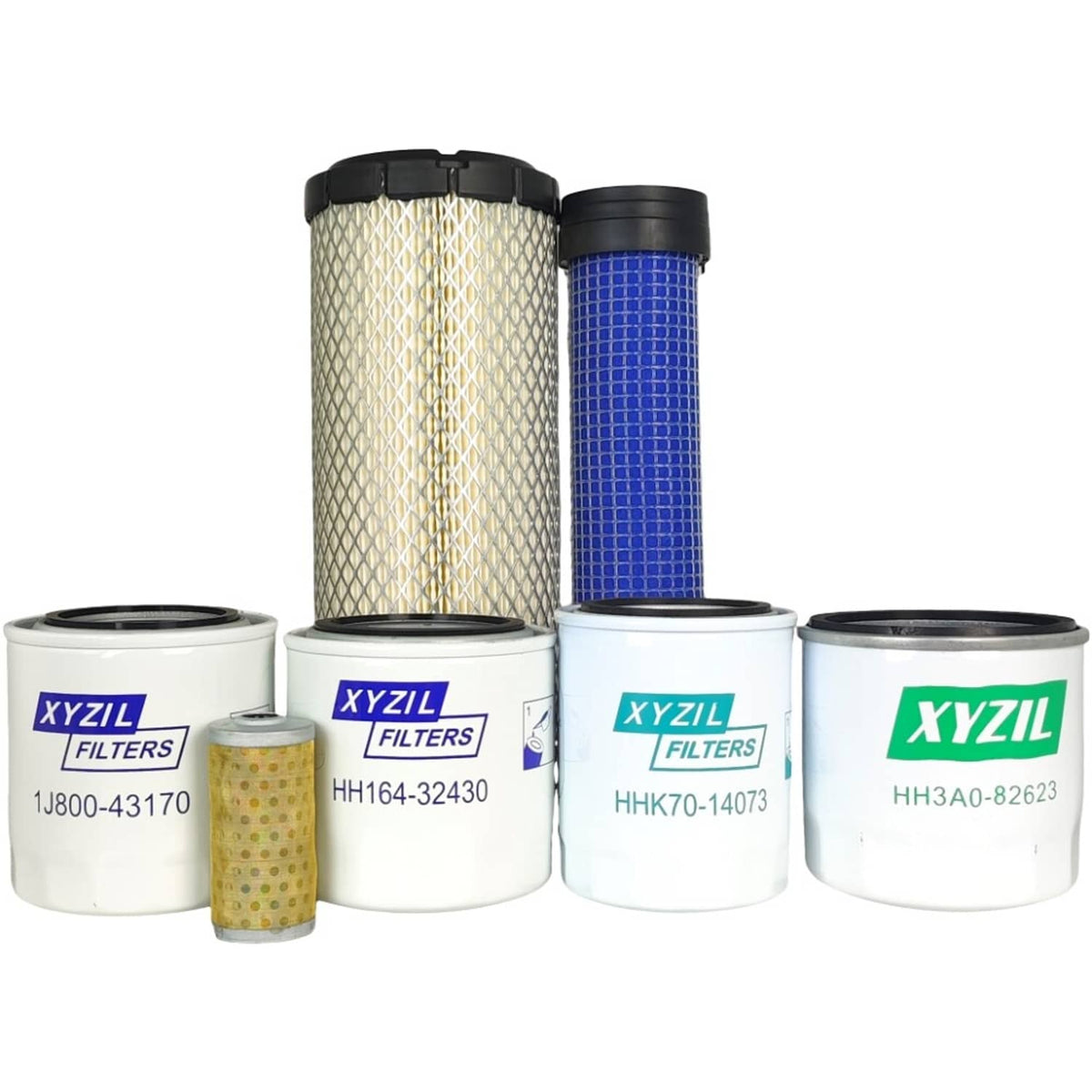 Solid Spare Full Service Filter Kit Fit for Kubota L3901H L3301H Air Lube Hydraulic HST Fuel