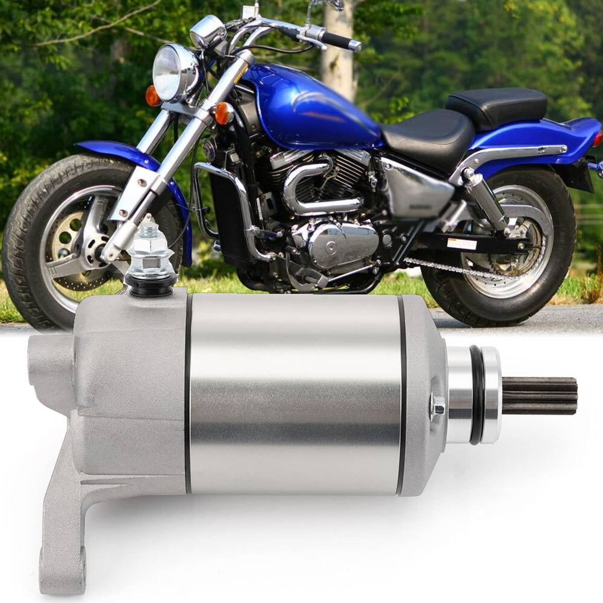 Solidspare CCW 12V Starter Fit For Suzuki DL650 V-Strom 2004-2011 VZ800 Marauder 1997-2003