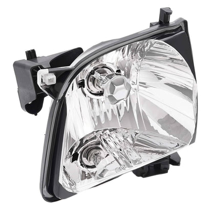 Solid Spare For 2001 2002 2003 2004 Toyota Tacoma White Headlights & Black Corner Light 4Pcs