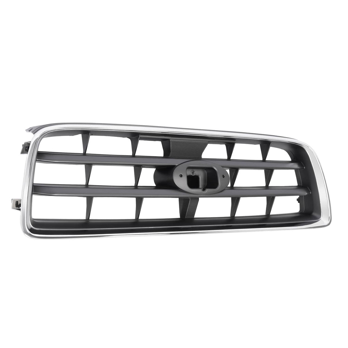 Solid Spare For Subaru Forester 2003-2005 Front Chrome Shell w/ Gray Insert Grille Grill