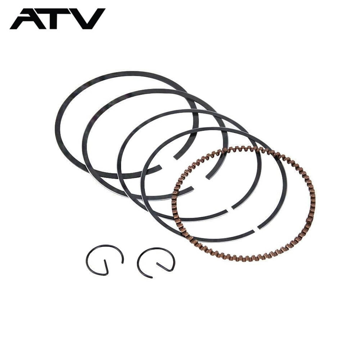 Solidspare Cylinder Piston Gaskets Top End Kit For Honda TRX250 TM Recon 250 Sportrax 250