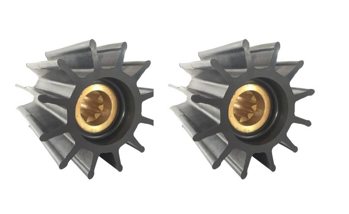Solid Spare 2Pcs Water Pump Impeller 29000K 500192 2988388 8359 for Sherwood CEF Caterpillar
