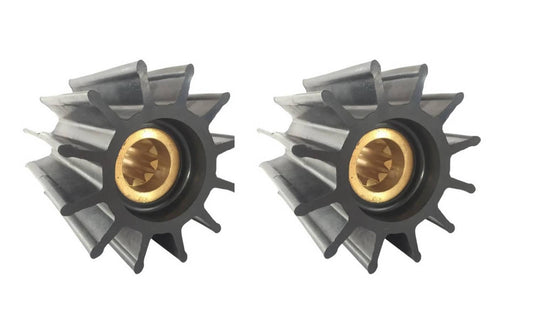 Solid Spare 2Pcs Water Pump Impeller 29000K 500192 2988388 8359 for Sherwood CEF Caterpillar
